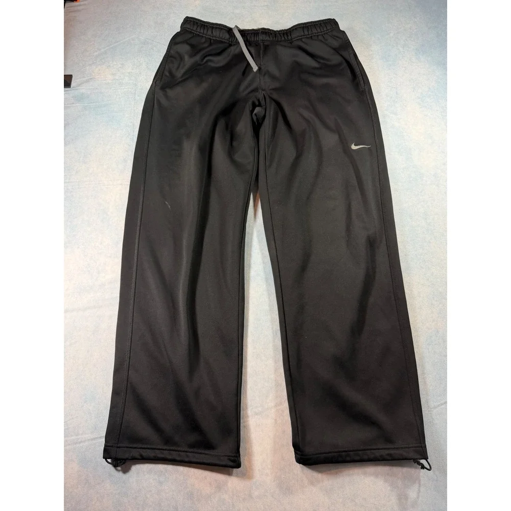Nike Therma-FIT Pants Mens XL Black Excellent Fleece Lined 379431-010